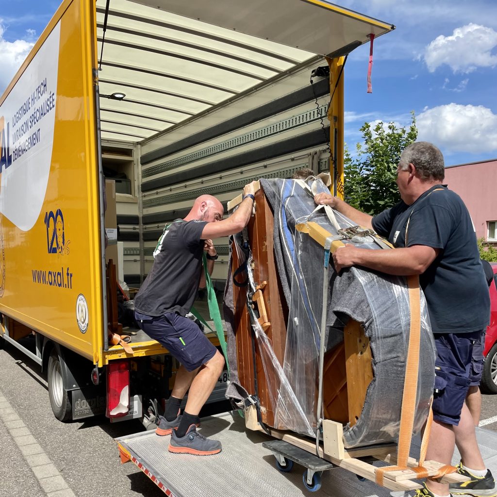 Transport sécurisé de piano  par AXAL en Alsace