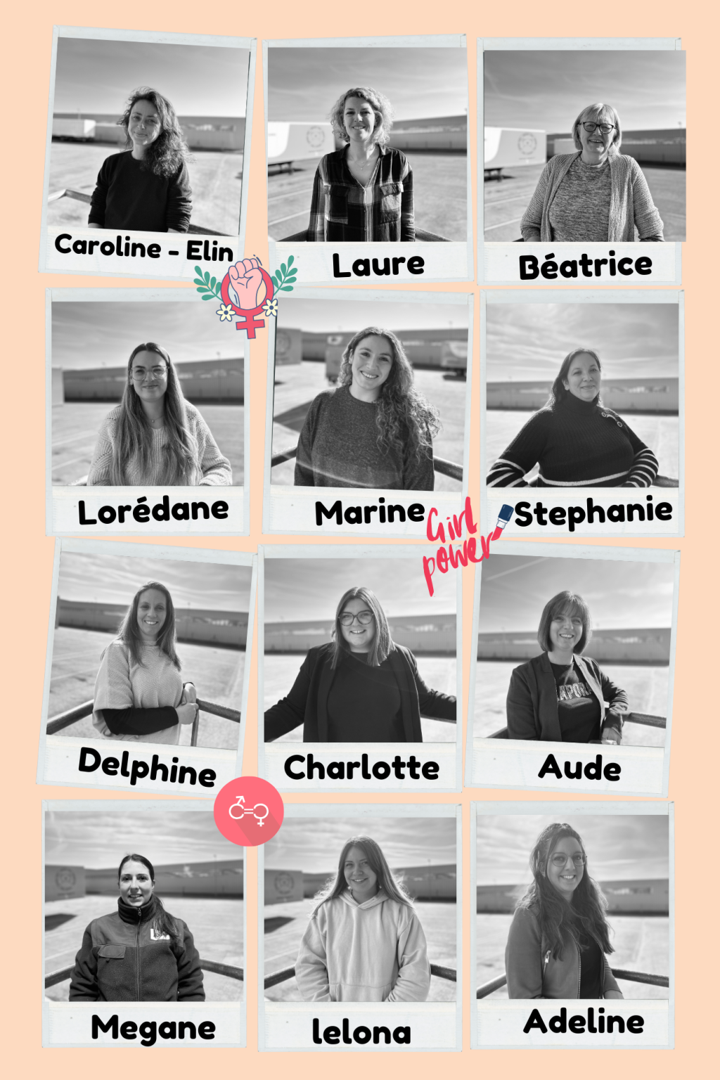 Portraits de collaboratrices à l'occasion de la journée internationale des droits des femmes