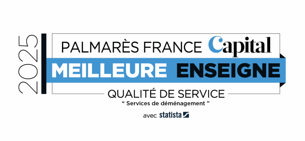 Palmarès France Capital 2025 : meilleur enseigne pour les services à la personne pour le déménagement