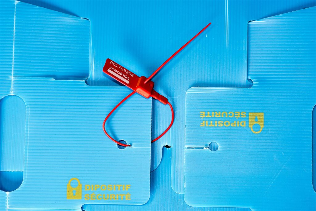 Vue du dessus de l'axalbox, carton de déménagement réutilisable