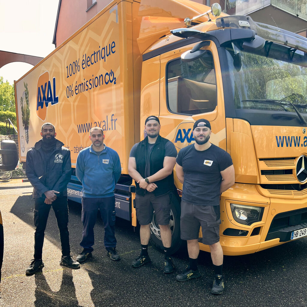 Camion de transport Axal, 100% électrique 
