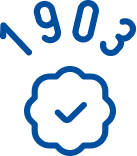 Logo date : 1903, création de la société familiale Axal