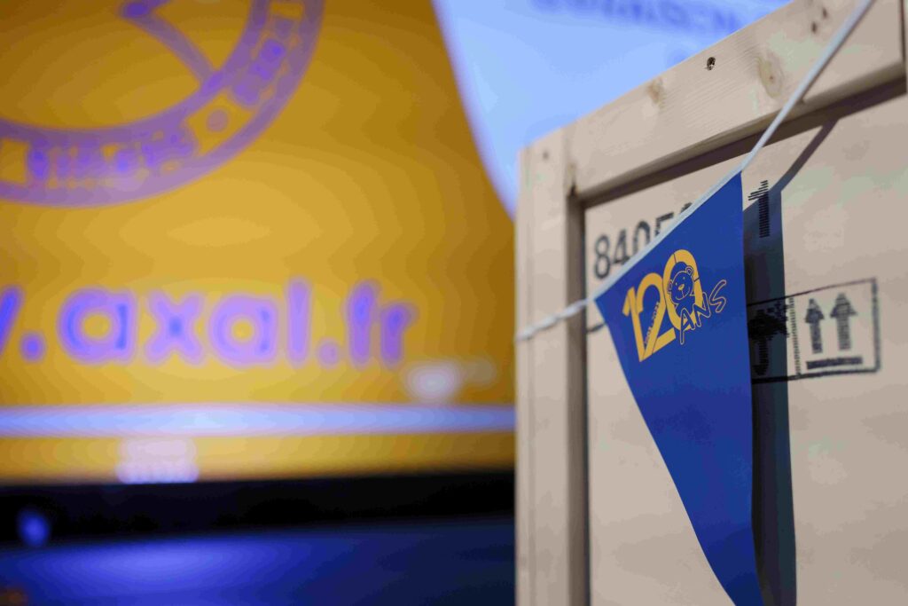 fanion anniversaire : 120 ans d'Axal